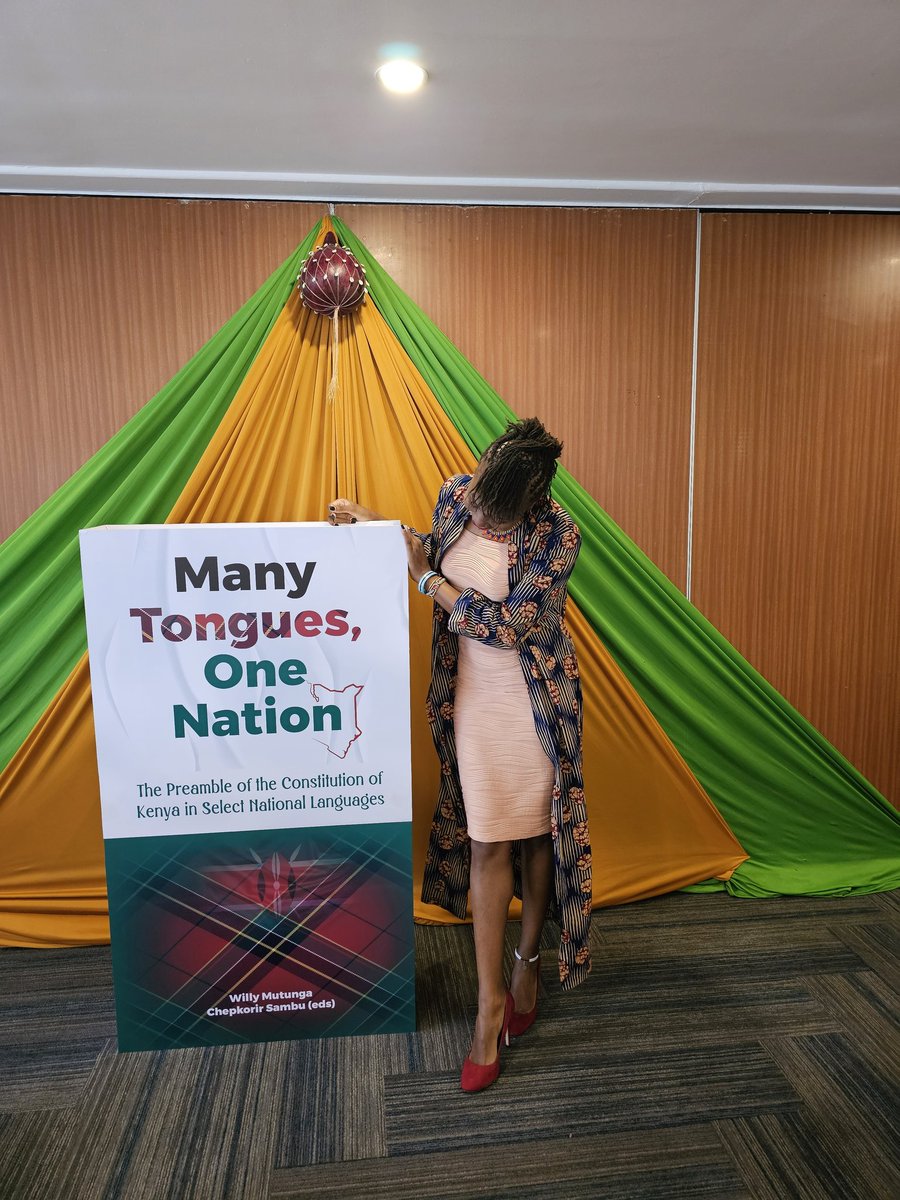 Chepkorir (Tapnyole) (@s_chepkorir) on Twitter photo Today, on #Katiba15, we launched a book of translations of our Constitution's Preamble into 24 of our national languages—the beginning of a project to translate the whole Constitution into all of Kenya's national languages. <a href="/WMutunga/">Dr Willy M Mutunga, Chief Justice, Kenya (2011-16)</a>, me & our students made this possible. Today, on #Katiba15, we launched a book of translations of our Constitution's Preamble into 24 of our national languages—the beginning of a project to translate the whole Constitution into all of Kenya's national languages. <a href="/WMutunga/">Dr Willy M Mutunga, Chief Justice, Kenya (2011-16)</a>, me & our students made this possible.