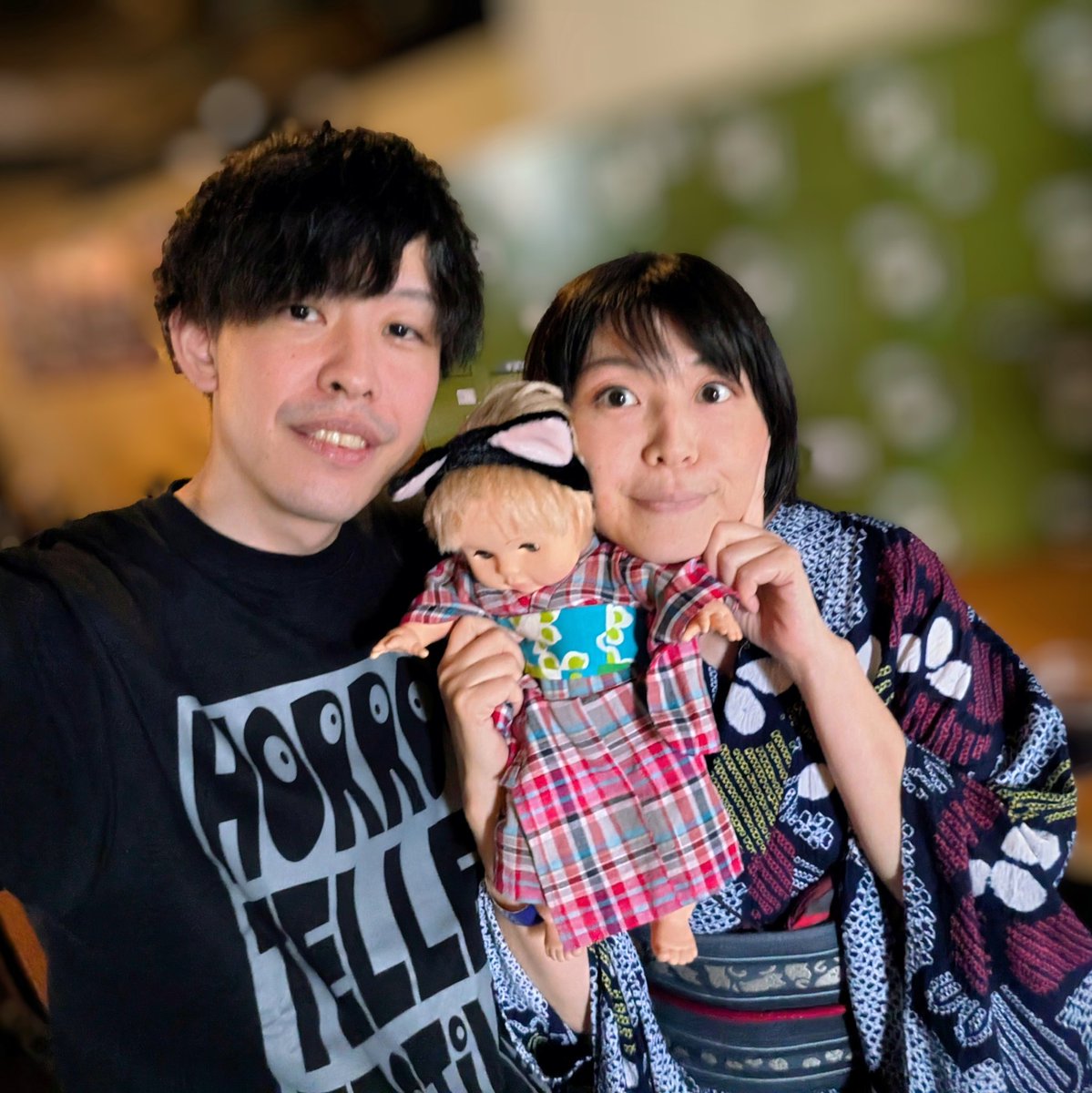 #佐伯つばさ　さんと！！
面白いお話聞かせてくださり、
優しく対応してくださって
ありがとうございます(●´ω｀●)
#ホラフェス