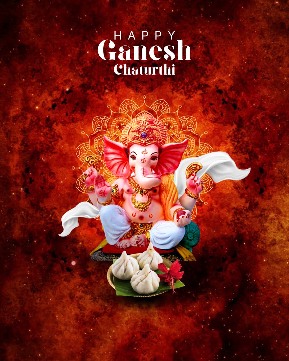 Happy Ganesh Chaturthi everyone! 😇 May Bappa bring loads of love, happiness &amp; success into your lives 💖 Let’s welcome him with big smiles, yummy modaks &amp; hearts full of devotion 🙏 Ganpati Bappa Morya