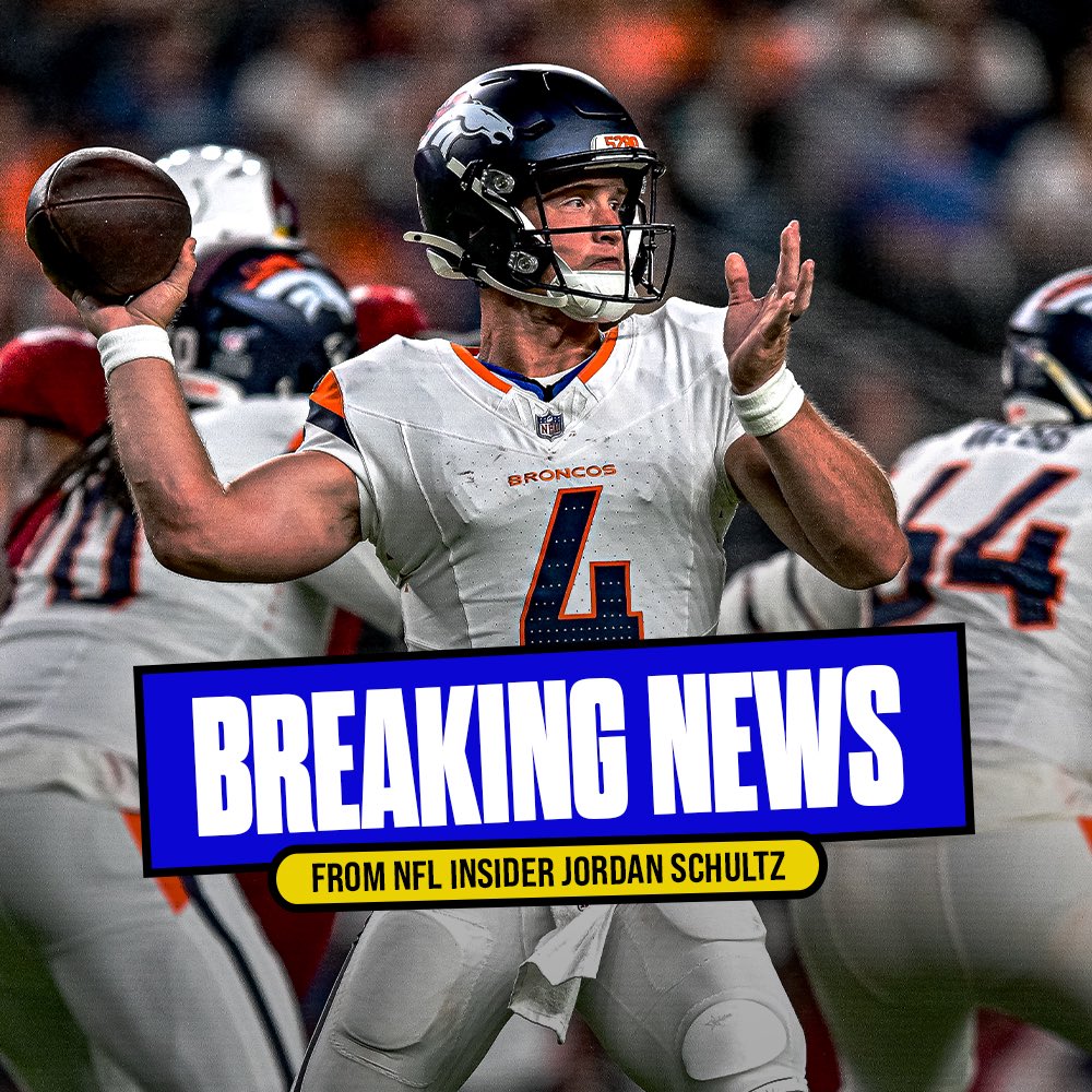 Schultz_Report's tweet photo. Sources: #Broncos backup QB Sam Ehlinger turned down two 53-man roster opportunities on other teams (he is not subject to waivers as a vested veteran), to start the season on the Denver’s practice squad.
Ehlinger loves the Broncos’ QB room with Bo Nix, Jarrett Stidham + rising star QBs coach Davis Webb, and believes in the team and their bright future.