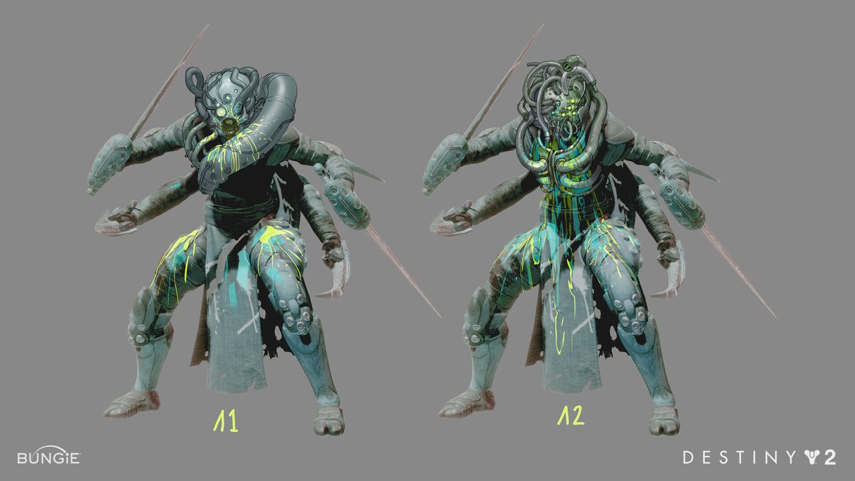 🚨NEW: Early concepts for enemy combatants in Edge of Fate. 👁️🔥

Artist: Gabo Garza