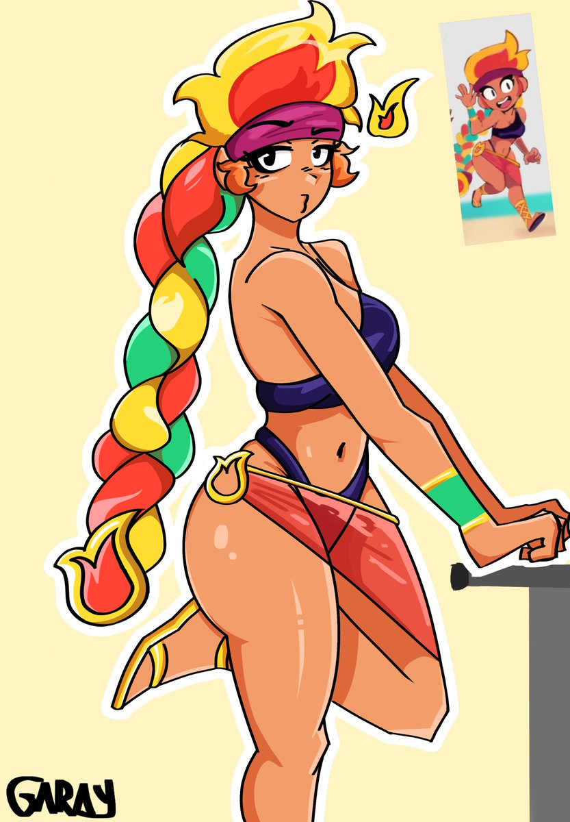 Hot hot muy caliente!🔥🏖

#BrawlStars #BrawlStarsArt #brawlstarsfanart #brawlstarsamber