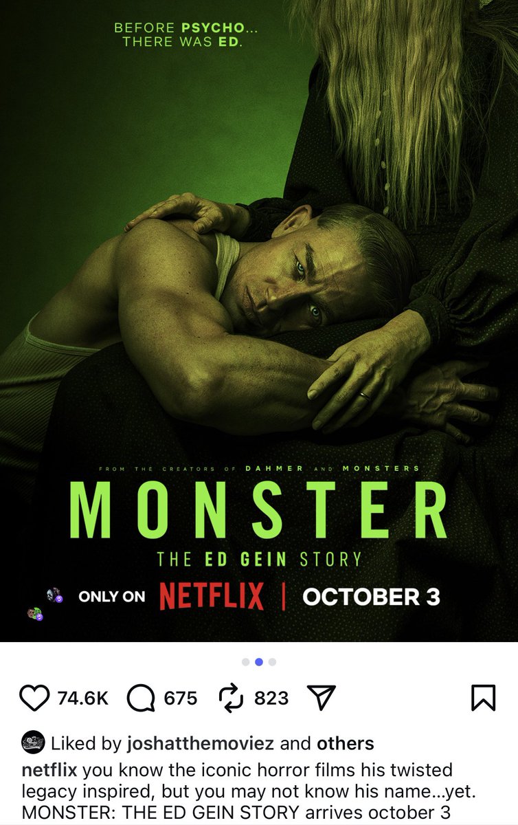 Not “sexy Ed Gein” 🤦🏽‍♂️ Jesus Christ… Ryan Murphy MUST BE STOPPED
