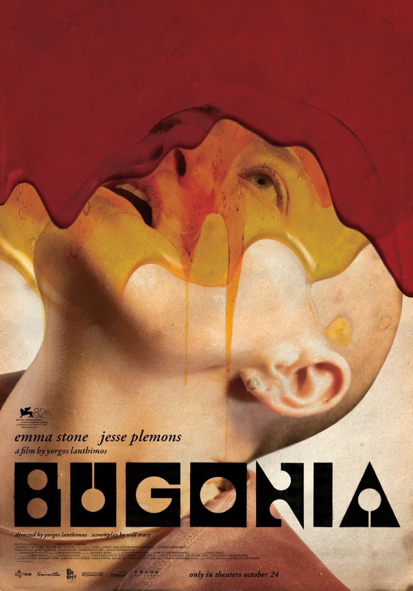 Emma Stone in new poster for Yorgos Lanthimos’ BUGONIA.