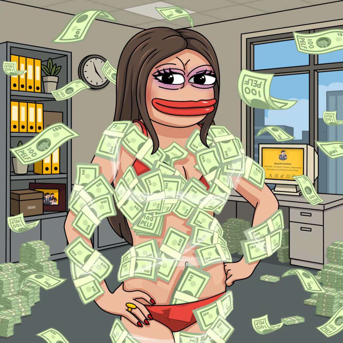 If it’s not taped to her tits, is it even really pelf?