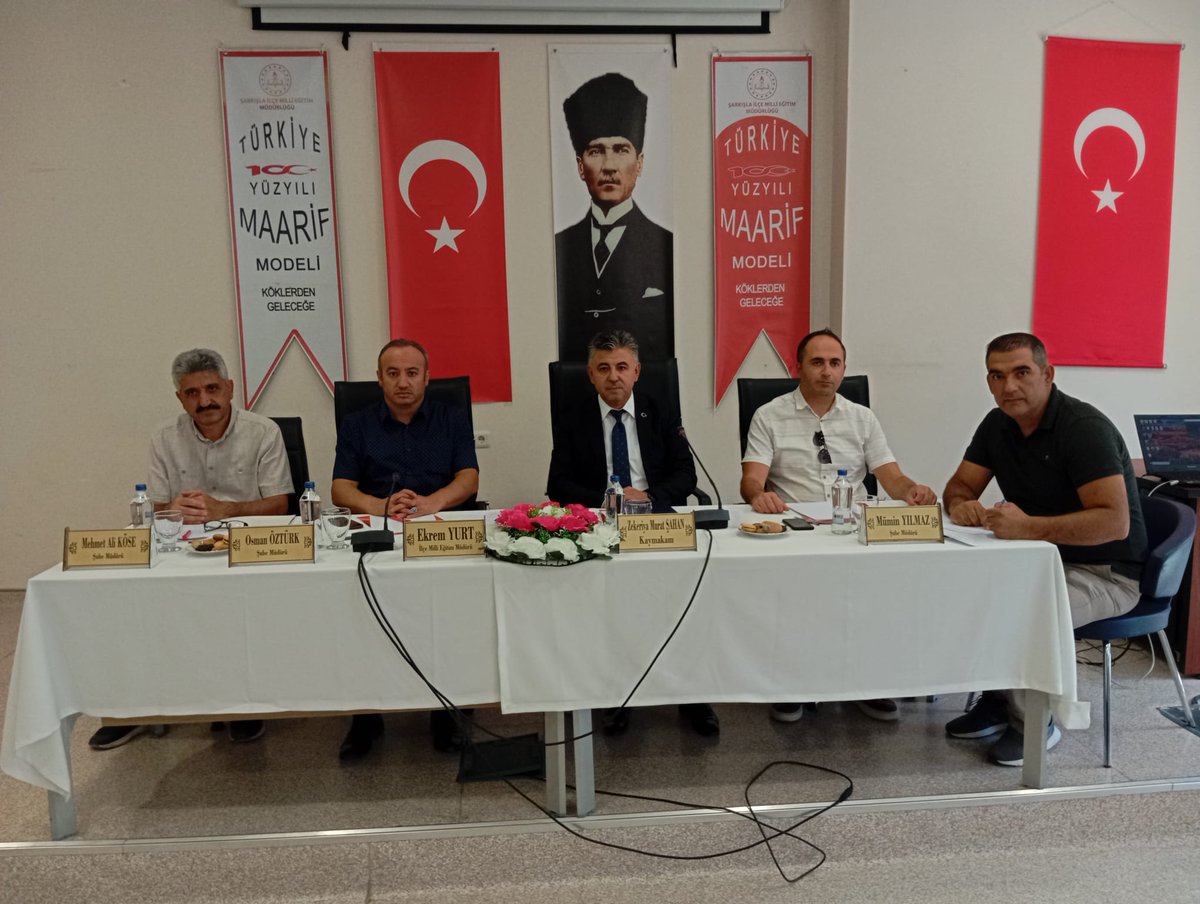 2025-2026 Eğitim-Öğretim Yılı sene başı dolayısıyla ''Okul Müdürleri Kurulu Toplantısı'' Şarkışla Kaymakamı Sayın Zekeriya Murat ŞAHAN başkanlığında yapıldı. 
Toplantıya İlçe Milli Eğitim Müdürümüz Sayın Ekrem YURT, Şube Müdürlerimiz ve okul/kurum müdürlerimiz katıldı.
<a href="/sivasmem/">Sivas Millî Eğitim Müdürlüğü</a>