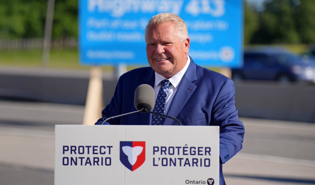 fordnation's tweet photo. We promised to build Highway 413 and we’re getting it done.

Construction is now beginning to build the new highway, which will cut travel times between Halton, Peel and York by 30 minutes, add billions to Ontario’s economy and keep thousands of construction workers on the job.

Find out more: https://t.co/AcxQJ675t6