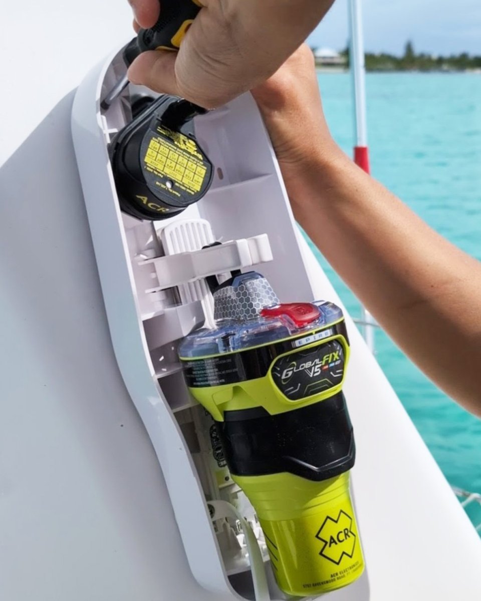 Be prepared when every second counts. Installing a GlobalFix™ V5 Cat I Auto Release Bracket with your EPIRB ensures your beacon is mounted securely, easily accessible, and ready to activate in an emergency.

Auto release = fast action, peace of mind. ✅

#ACRElectronics #EPIRB