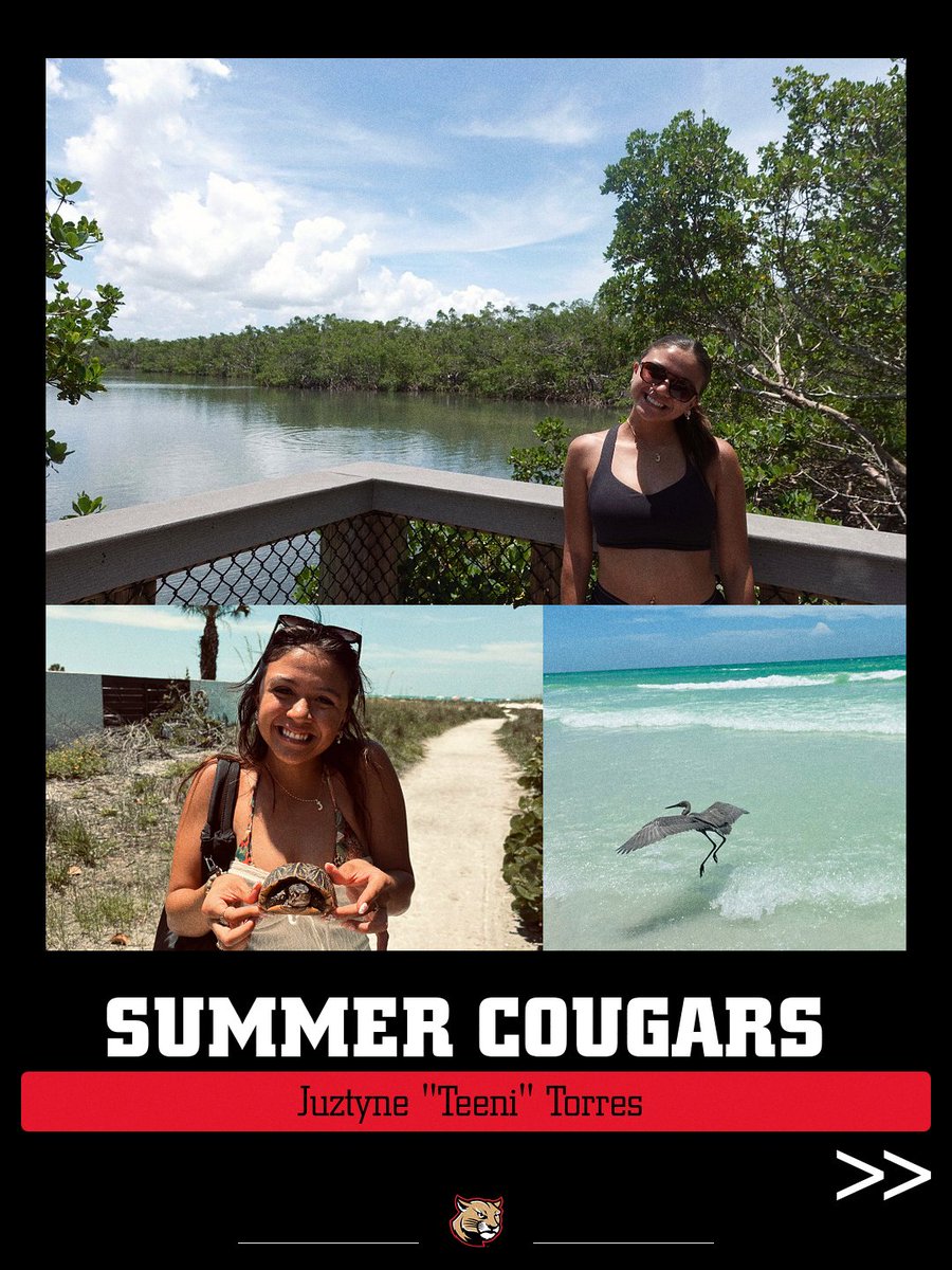 Throwback Thursday: Over the summer, sophomore Teeni Torres enjoyed trips to Miami and Sarasota in the sunshine state of Florida! She also got a pet tortoise named Franklin! ☀️🏖️🐢
#Frank #SummerCougars