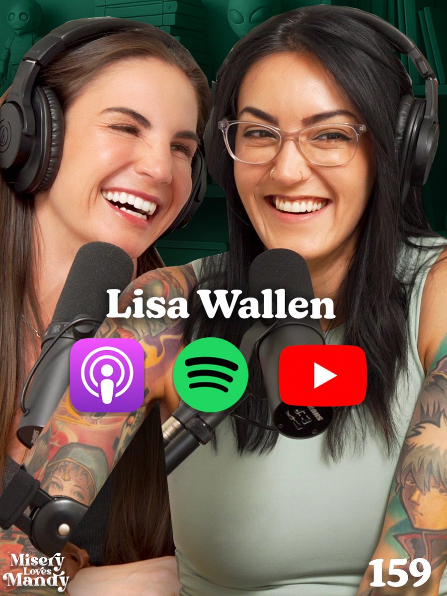 MandyMartino's tweet photo. @wisalallen is miserable about getting pickpocketed in Europe, Rainforest Cafe going extinct, and the unsettling rise of Labubus. ✨ #comedypodcast https://t.co/9PpJejcKjK