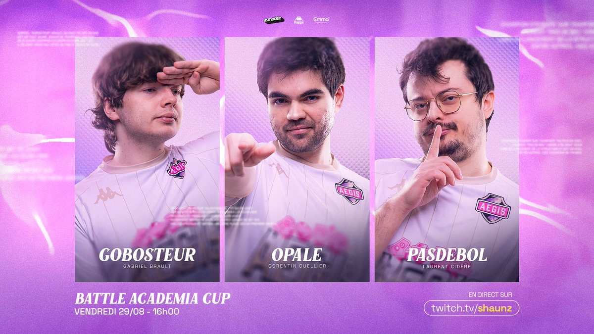 Team_Aegis_'s tweet image. 𝗕𝗮𝘁𝘁𝗹𝗲 𝗔𝗰𝗮𝗱𝗲𝗺𝗶𝗮 𝗖𝘂𝗽

La nouvelle compétition qui réunit l&apos;élite européenne de TFT débute ce vendredi à 16h !

L&apos;enjeu est énorme : une victoire finale est synonyme de qualification directe pour les prochains Worlds 🌍

Rendez-vous après-demain ! #ShieldsUp