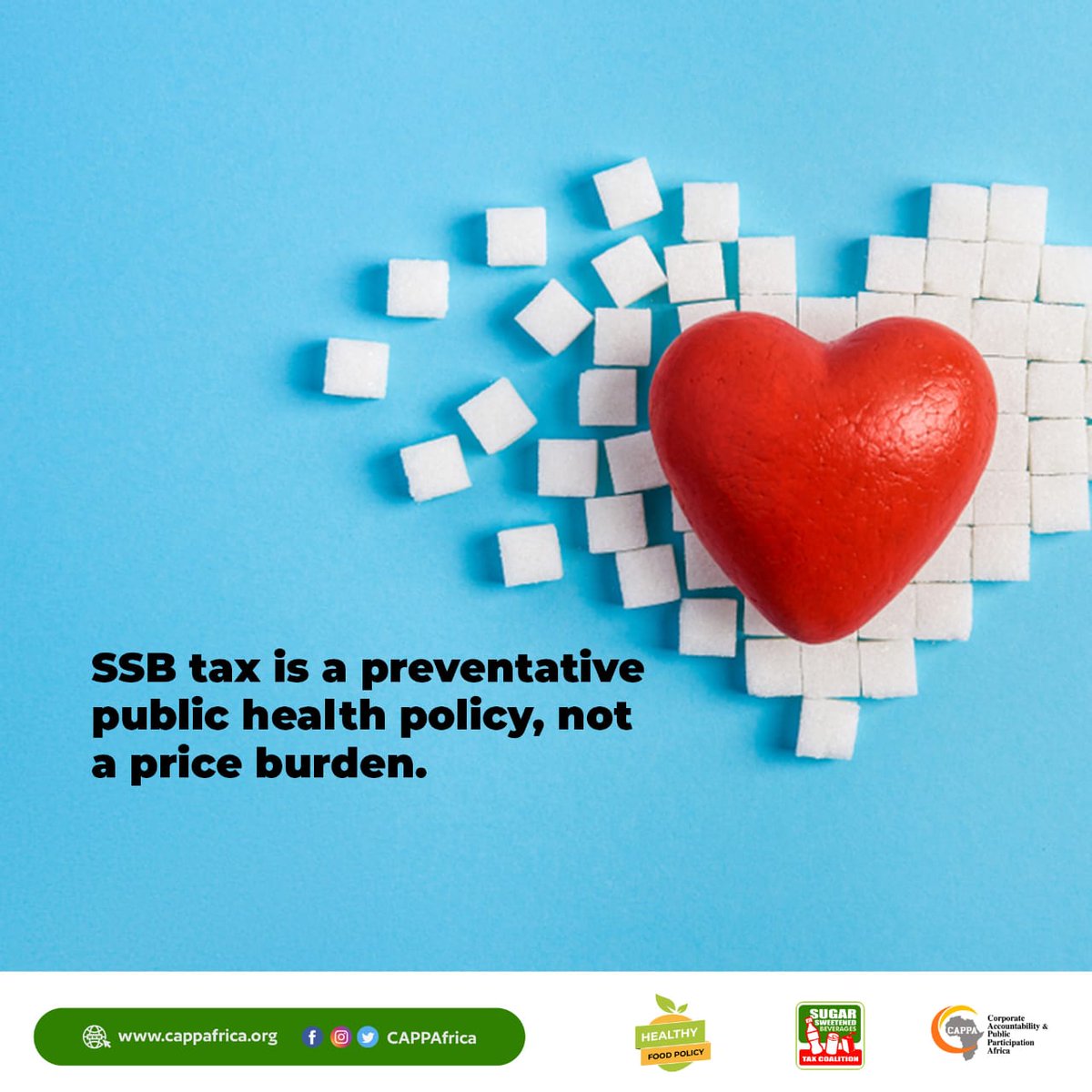 Did you know? Just one sugary drink a day increases your risk of diabetes. #FoodJusticeBootcamp25 #SSBTaxSaves <a href="/cappafrica/">C A P P A</a> <a href="/HealthyFood_NG/">Healthy Food Policy</a> <a href="/incubatorGHAI/">Global Health Advocacy Incubator</a> <a href="/JAmafah/">Joy Amafah</a>