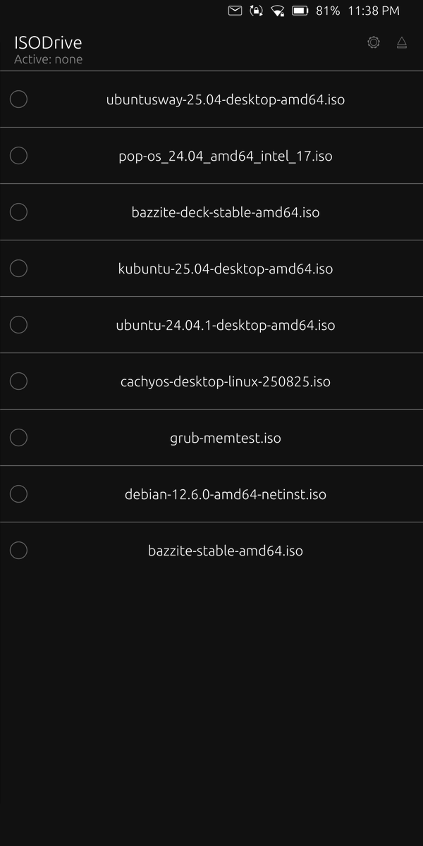 kugi_igi's tweet photo. Everyone when booting ISOs:
Flash USB drives using whatever software

Ubuntu Touch users:
Open ISODrive😎

Thanks to @fredldotme for this wonderful app 😄

Trying out different distros is easier and quicker 😁 https://t.co/EIOIsFJnsa