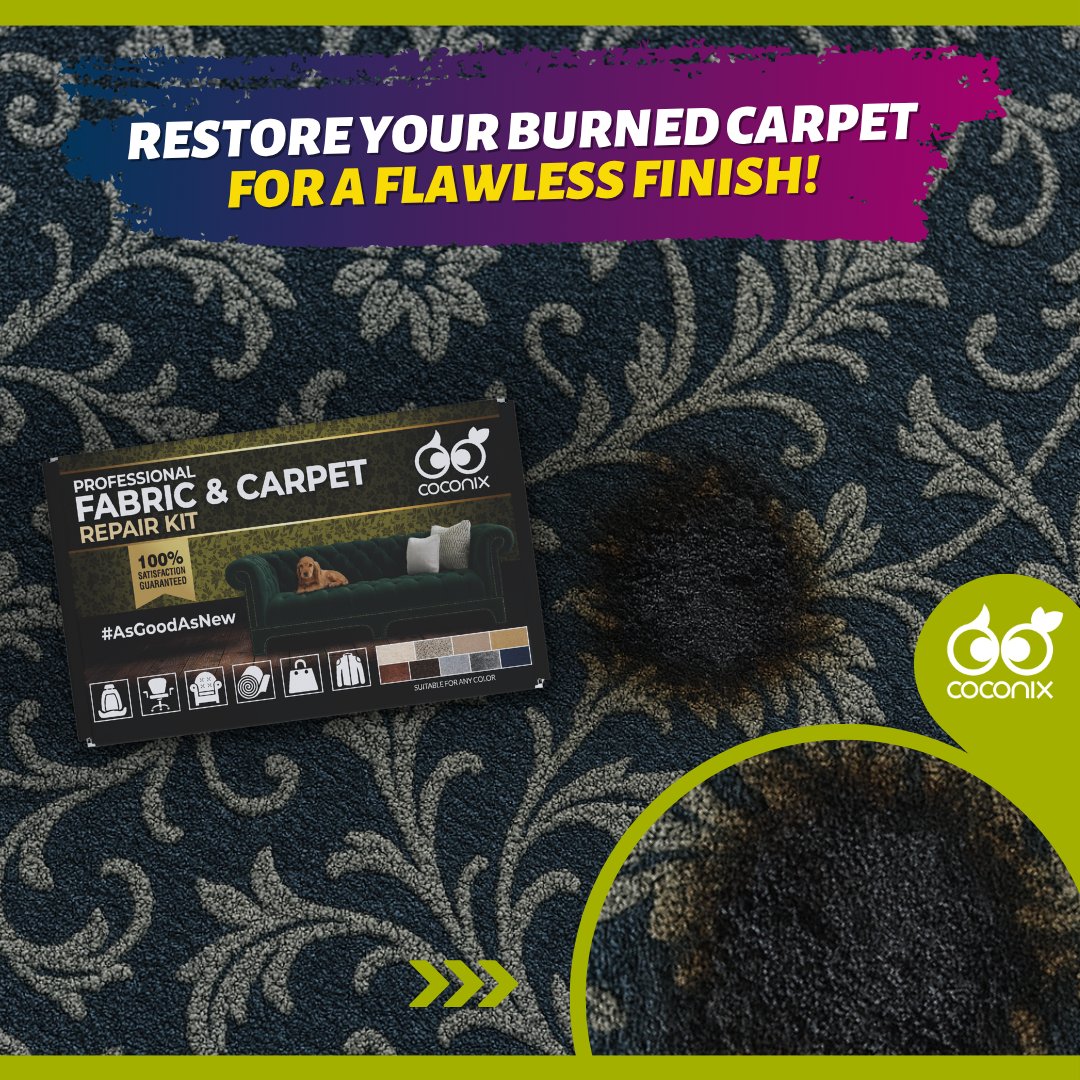coconix_diy's tweet image. Burnt patch spoiling your favorite rug? 🔥🪄 Make it vanish in minutes with Coconix Fabric Mend PRO! #BurnedCarpetFix #DIYHomeRepair #Coconix coconix.com/amazon-store/u…