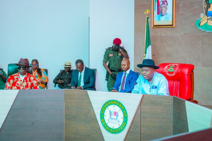 govdouyediri's tweet image. Today, I received the report of accreditation for new programmes in our four state-owned tertiary institutions - Niger Delta University, Wilberforce Island, Amassoma, Bayelsa Medical University, Yenagoa, Bayelsa State Polytechnic, Aleibiri, Ekeremor Local Government Area and…