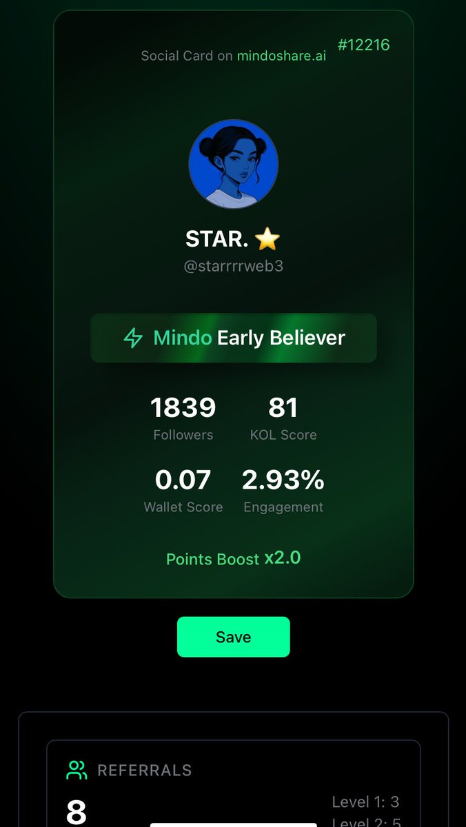 what really counts on <a href="/MindoAI/">Mindō AI</a> 

- your KOL Score.

- number of posts you publish about a specific project. in my case it is <a href="/MyCoralApp/">CoralApp</a> 

- the quality of your content.

- engagement with your content.

just like there are a lot of infofi projects around, MindoAI is built to