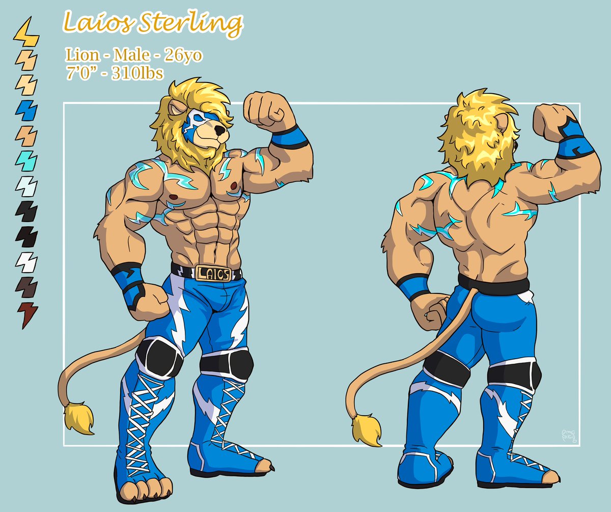 LyRegis8's tweet image. My first ref sheets to my OC Laios Sterling, a huge thanks to @sigillcat for this artwork.