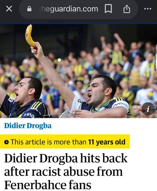 "Fenerbahçe'nin ırkçılık yapan taraftarını basın toplantısına çıkarıp, 'Mide rahatsızlığım vardı, o yüzden doktor muz yememi söylemişti' yalanını attırarak ırkçılığı aklamaya çalıştığını biliyor muydunuz?"