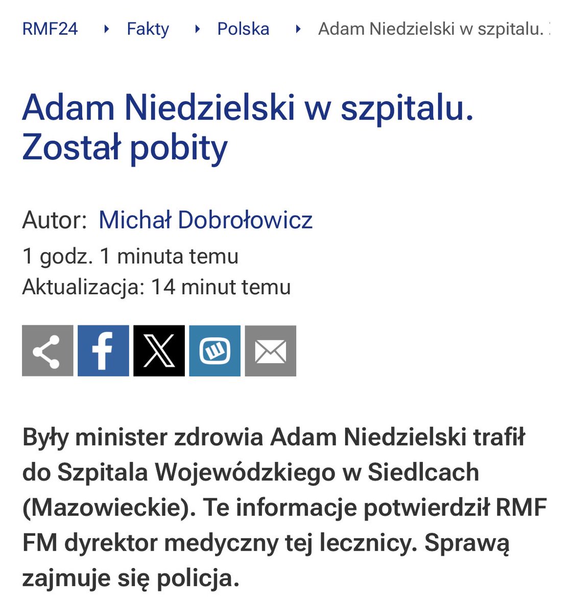 Do tego prowadzi nienawiść w polityce! Opanujcie się! Oczekuje od <a href="/PolskaPolicja/">Polska Policja 🇵🇱</a> natychmiastwych i stanowczych działań.

Adam, jestem z Tobą myślami.