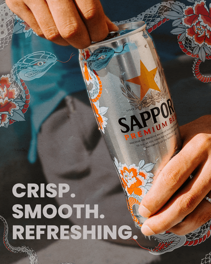 She's crisp. She's smooth. She's refreshing. She's @sapporobeerusa Premium Lager! Crack one open and grab a pack for the crew! 

#JapaneseBeer #JapaneseLager #DrinkSapporo #Kampai #SummerBeer