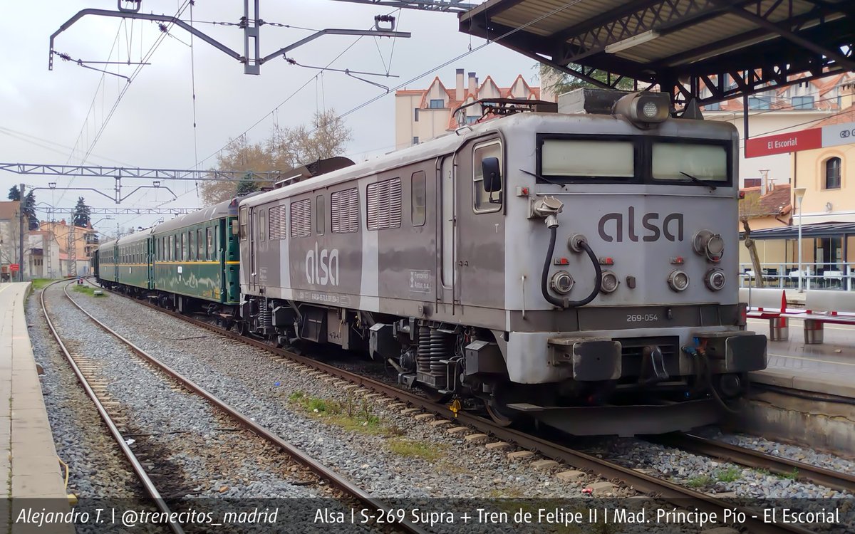 🔹 Alsa | Tren de Felipe II | Madrid Príncipe Pío - El Escorial
🔹 S-269.064 + Coches 5000/6000

<a href="/Alsa_autobuses/">Alsa</a> - <a href="/TrenDeFelipeII/">Tren de Felipe II</a> 

#alsa #supra #alsarail #trendefelipeii #trendefelipe #mitsubishimotors #madrid #tren #trenes #trainspotter #trainspotting

trenecitos_madrid © 2025