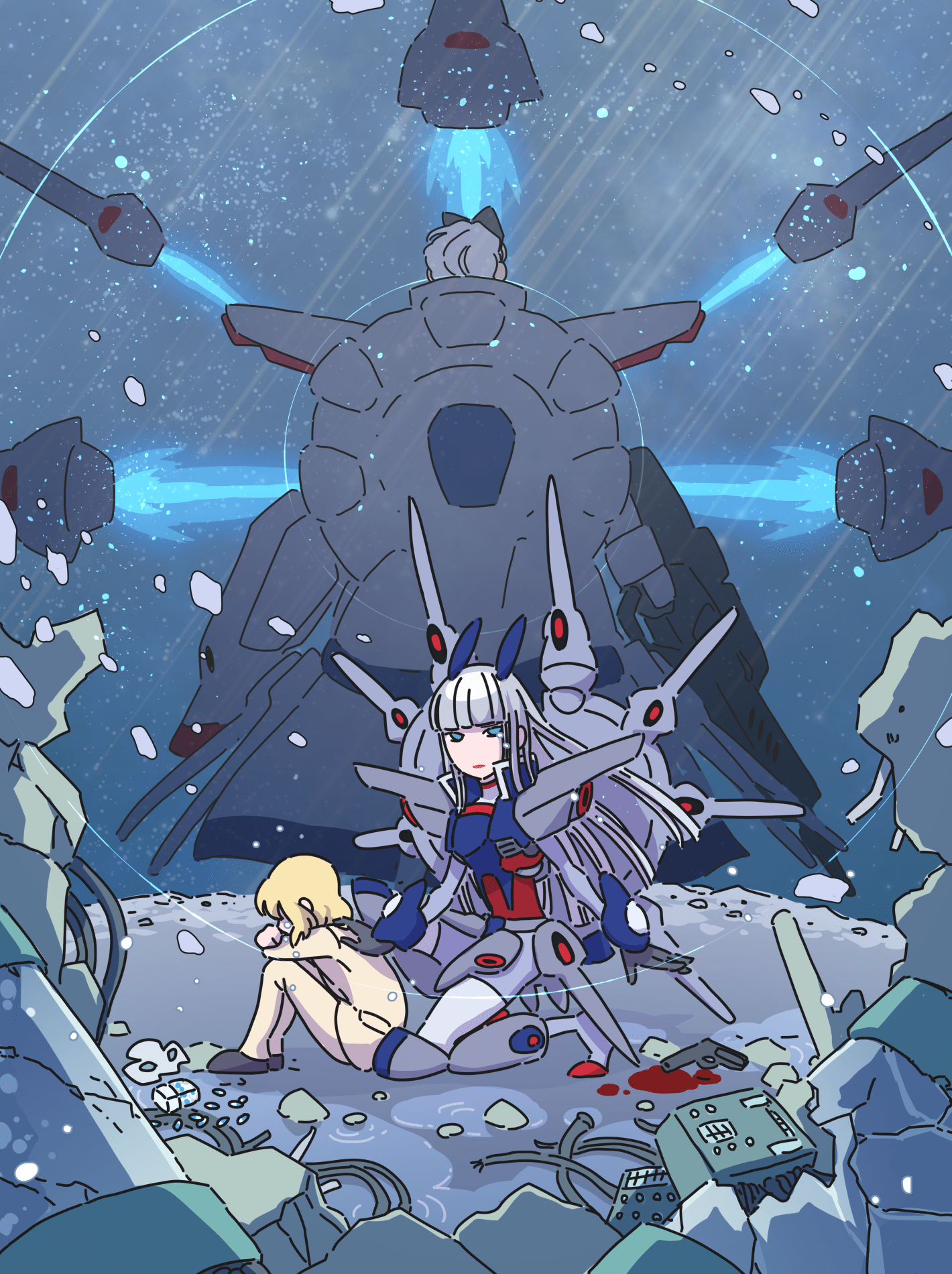 擬人化 手描き アナログイラスト 3 八八二三☢️ on X: 