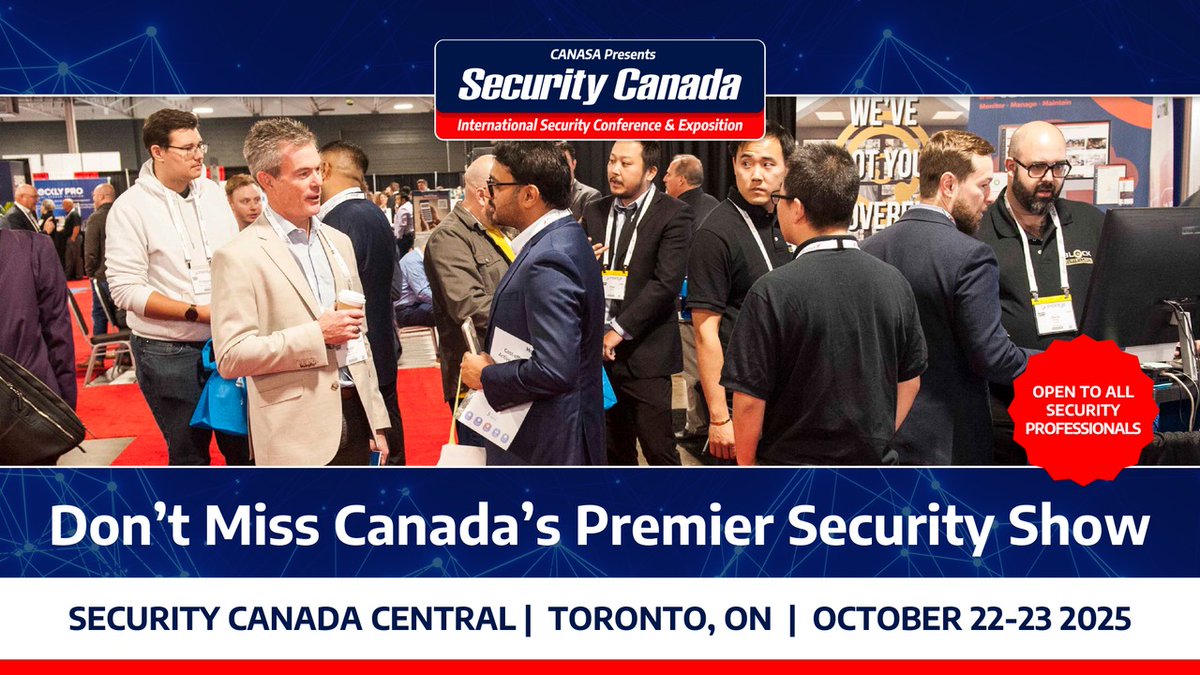 Experience a day of unmatched networking, education, and innovation at #SecurityCanada Central! As Canada's largest security event, this is your chance to connect with industry leaders and explore the latest security technologies. Register for FREE today: tinyurl.com/4tj47m4b