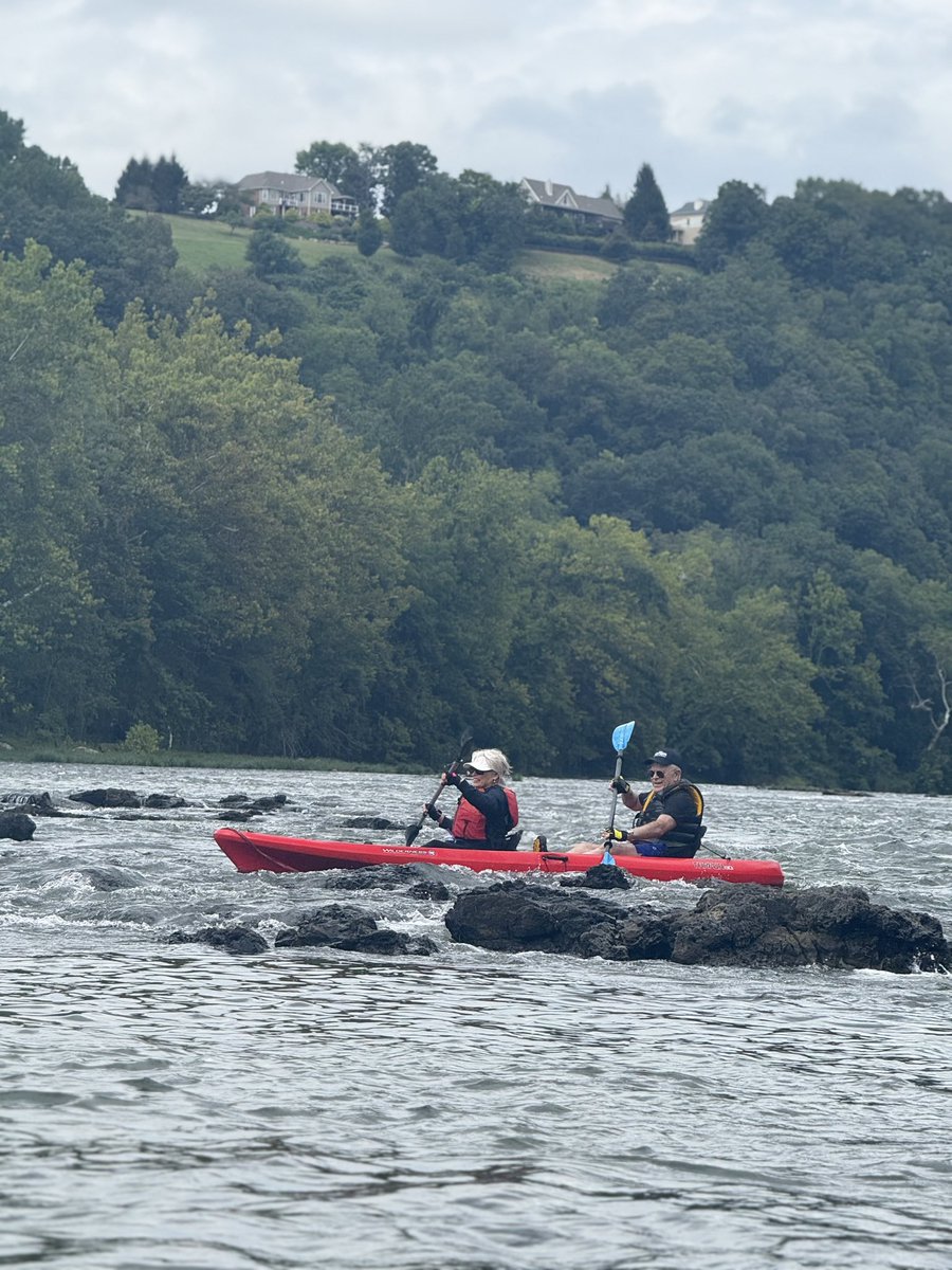 Kayaking the New River. Challenging. But fun!