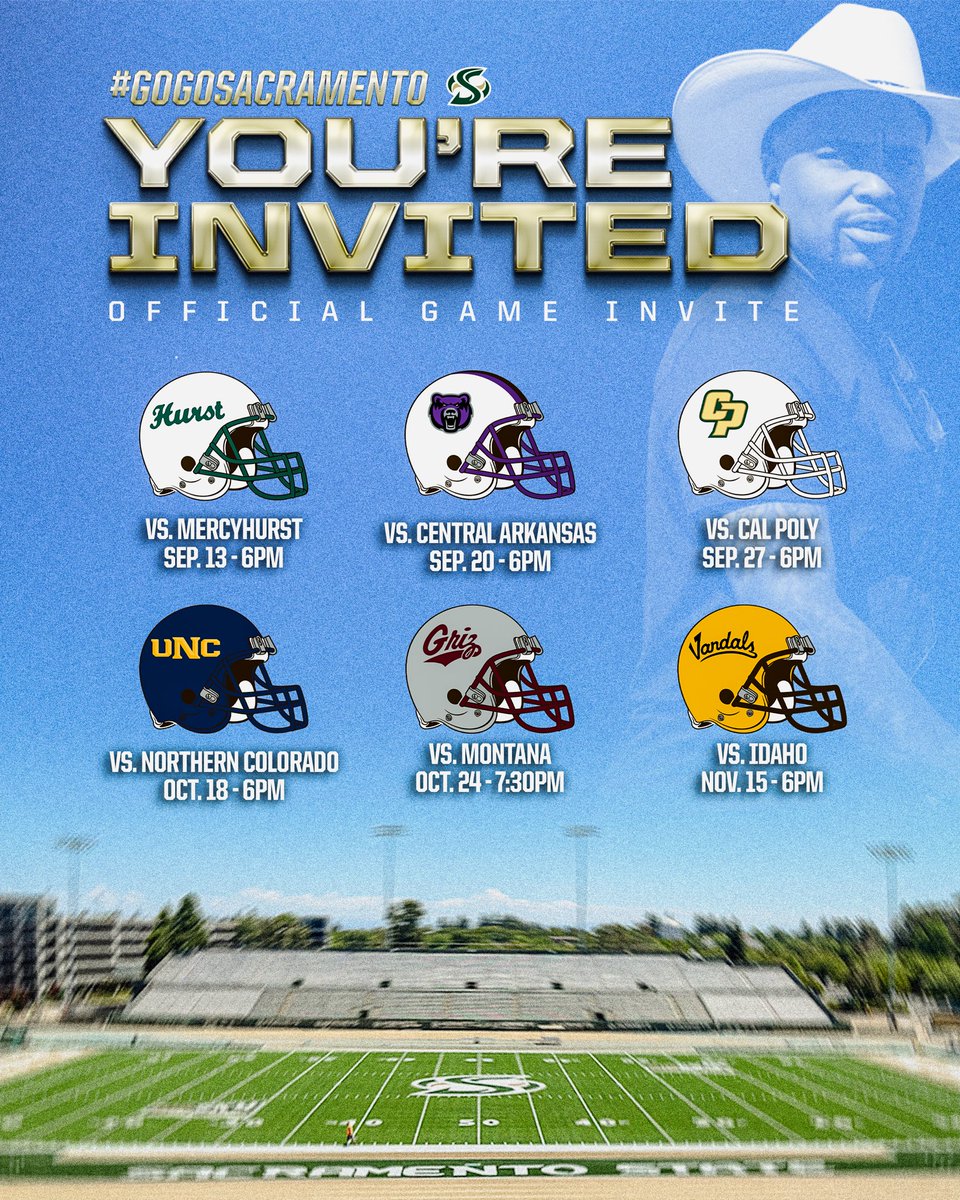 Thank you for the Invite!! <a href="/SacState247/">hornets247</a> <a href="/SacStateFB/">Sac State Football</a> <a href="/RyanBartow/">RyanBartow</a>