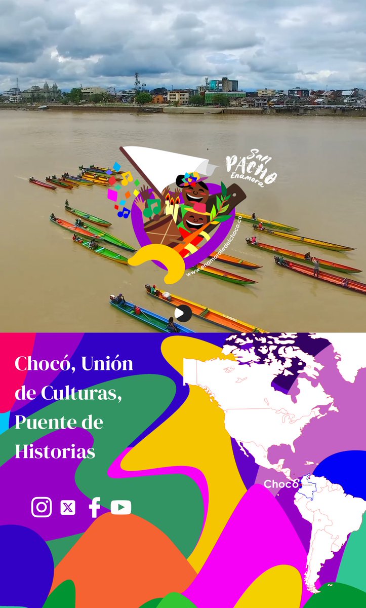 “San Pacho Enamora” 
Dense un borondo por enamoratedelchoco.co pa’ve como un Chocoano hace homenaje nuestras: culturas,costumbres e identidades, hey aquí ando metiéndole a unas hermosas galerías de “San Pacho” Patrimonio Cultural Inmaterial de la Humanidad  ten pendientes 🤩