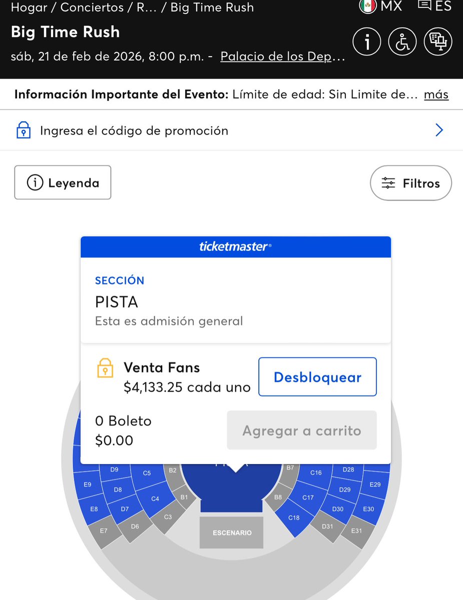 mx_tickets's tweet photo. 🚨Precios para Big Time Rush en CDMX https://t.co/jKH90OhzoP