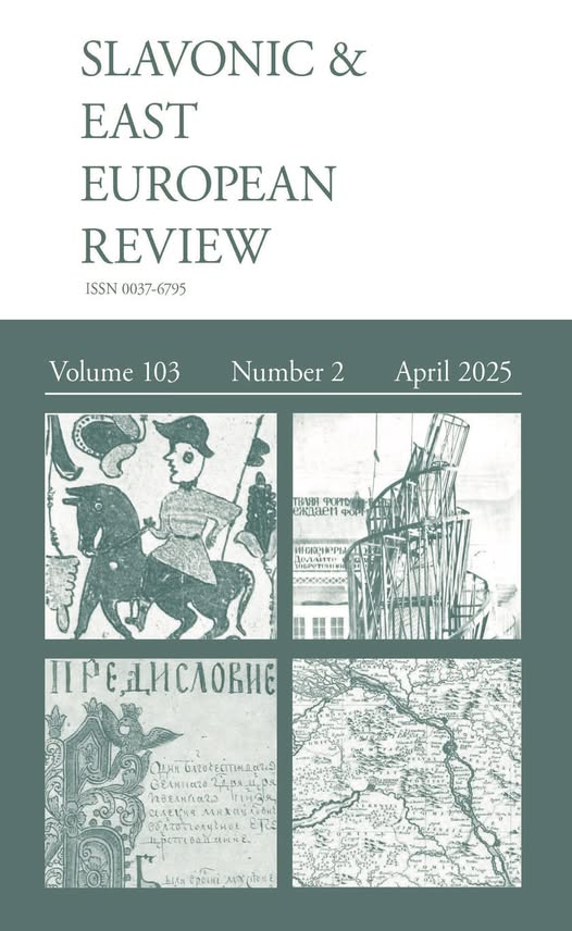 ICCEES (@icceesorg) on Twitter photo The April 2025 issue has just been published, with articles by Stefan Baghiu & Christian Ferencz-Flatz, Catriona Kelly, Donald Ostrowski, Maria Gracia Bartolini and Balázs Apor, as well as reviews of over 20 new and recent books.
muse.jhu.edu/issue/55383 The April 2025 issue has just been published, with articles by Stefan Baghiu & Christian Ferencz-Flatz, Catriona Kelly, Donald Ostrowski, Maria Gracia Bartolini and Balázs Apor, as well as reviews of over 20 new and recent books.
muse.jhu.edu/issue/55383