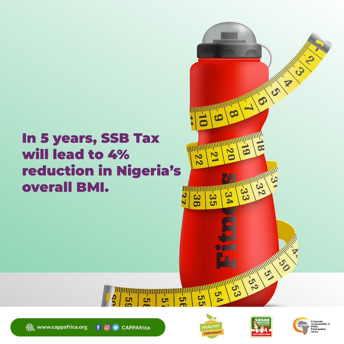 Water is life. Sugar-sweetened beverages are not. Let’s choose health daily. #FoodJusticeBootcamp25 #SSBTaxSaves @cappafrica <a href="/HealthyFood_NG/">Healthy Food Policy</a> @incubatorGHAI <a href="/JAmafah/">Joy Amafah</a>