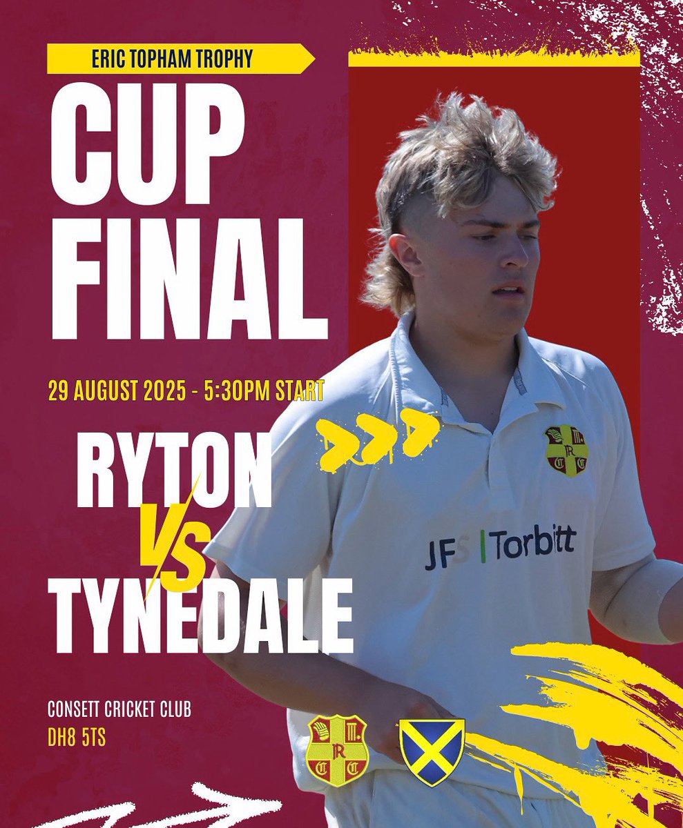 Ryton CC (@ryton_cc) on Twitter photo ERIC TOPHAM TROPHY FINAL π¨
On Friday Evening, we head to <a href="/consettcc/">Consett Cricket Club π</a> CC for the Eric Topham Trophy Final, where weβll take on tough NEPL Division 1 opposition, <a href="/TynedaleCC/">Tynedale Cricket Club</a>.
The action gets underway at 5:30pm so come along, enjoy a few drinks and get behind the team! π #UTR ERIC TOPHAM TROPHY FINAL π¨
On Friday Evening, we head to <a href="/consettcc/">Consett Cricket Club π</a> CC for the Eric Topham Trophy Final, where weβll take on tough NEPL Division 1 opposition, <a href="/TynedaleCC/">Tynedale Cricket Club</a>.
The action gets underway at 5:30pm so come along, enjoy a few drinks and get behind the team! π #UTR