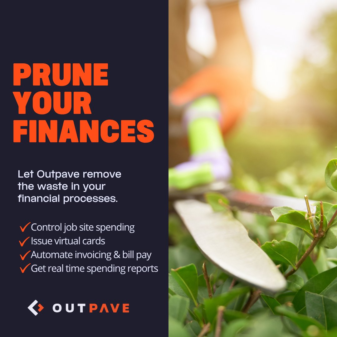 outpave's tweet image. Outpave helps you remove the processes from your finances that are keeping your business from growing like it should. Visit hubs.ly/Q03z8q9m0 to learn more.
#financemanagement #expensecontrol #expensemanagement
