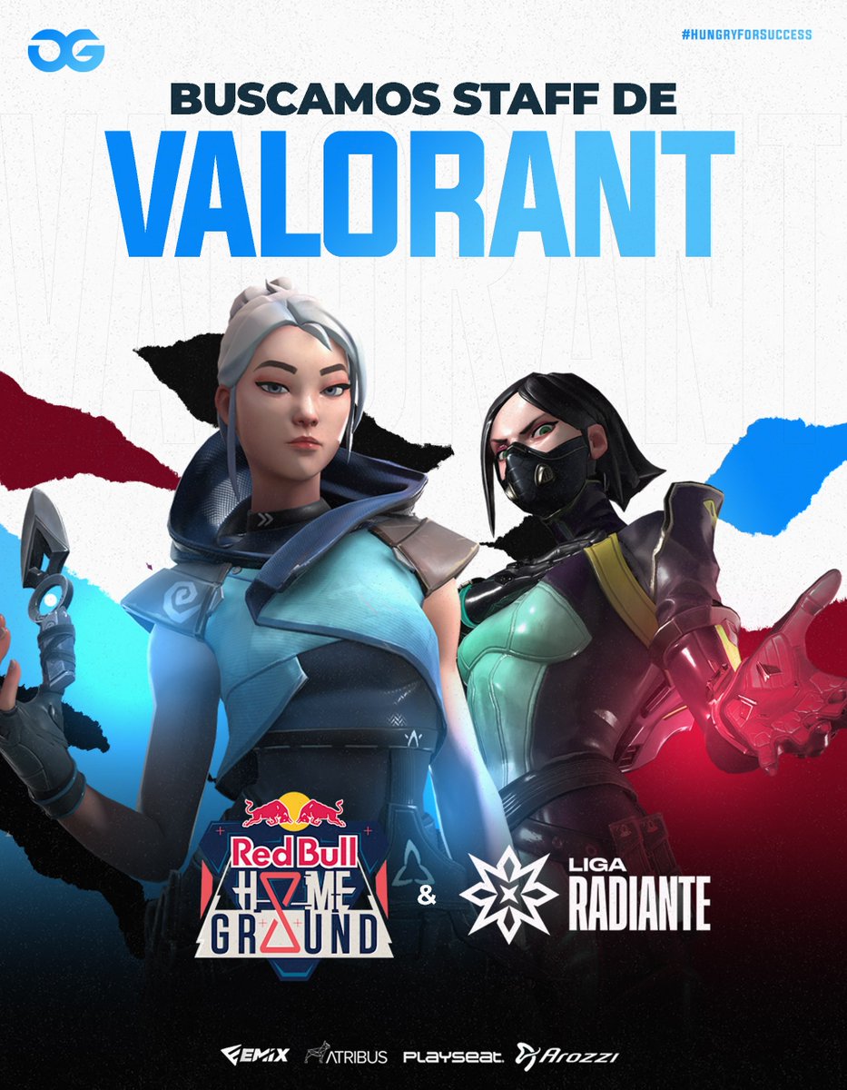 ¡Estamos buscando STAFF de Valorant para competir en Liga Radiante y en Red Bull Homeground! 🕵🏼‍♂️

Si quieres dar lo mejor de ti en Oxygen Gaming  y crees que estás preparado, rellena el formulario ‼️

✅ docs.google.com/forms/d/e/1FAI…
