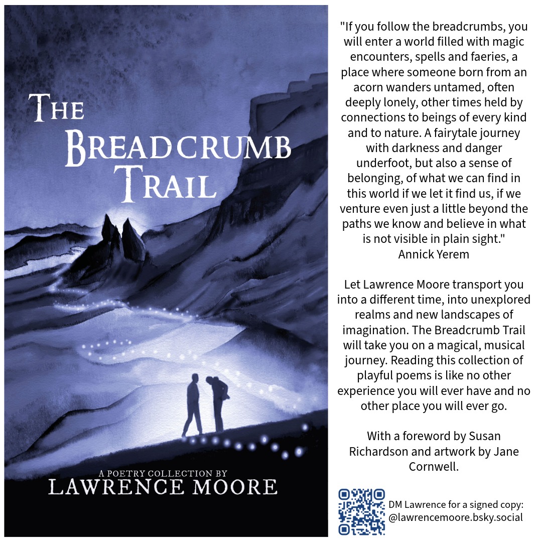 I was having some fun with a URL shortener! ✨ tinyurl.com/crumbsies 🧙 Let Lawrence Moore transport you into a different time, into unexplored realms and new landscapes of imagination. The Breadcrumb Trail will take you on a magical, musical journey...