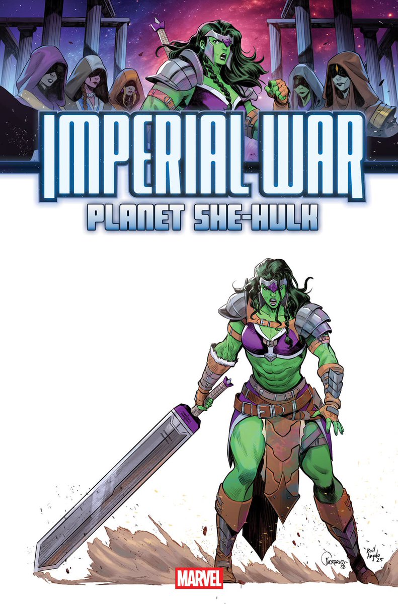 imperial war: planet she-hulk #1 is out now!! 💚💜