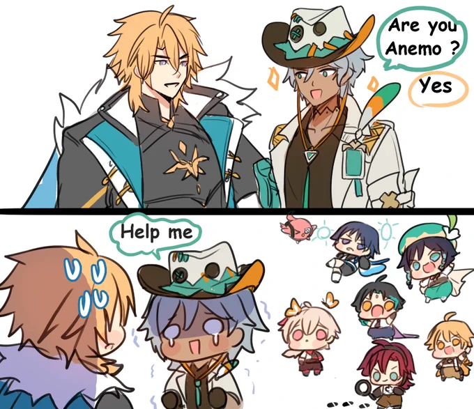 Need some help 😅 #xiao #Varka #ifa #venti #aether #scaramouche #kazuha #heizou #genshin 