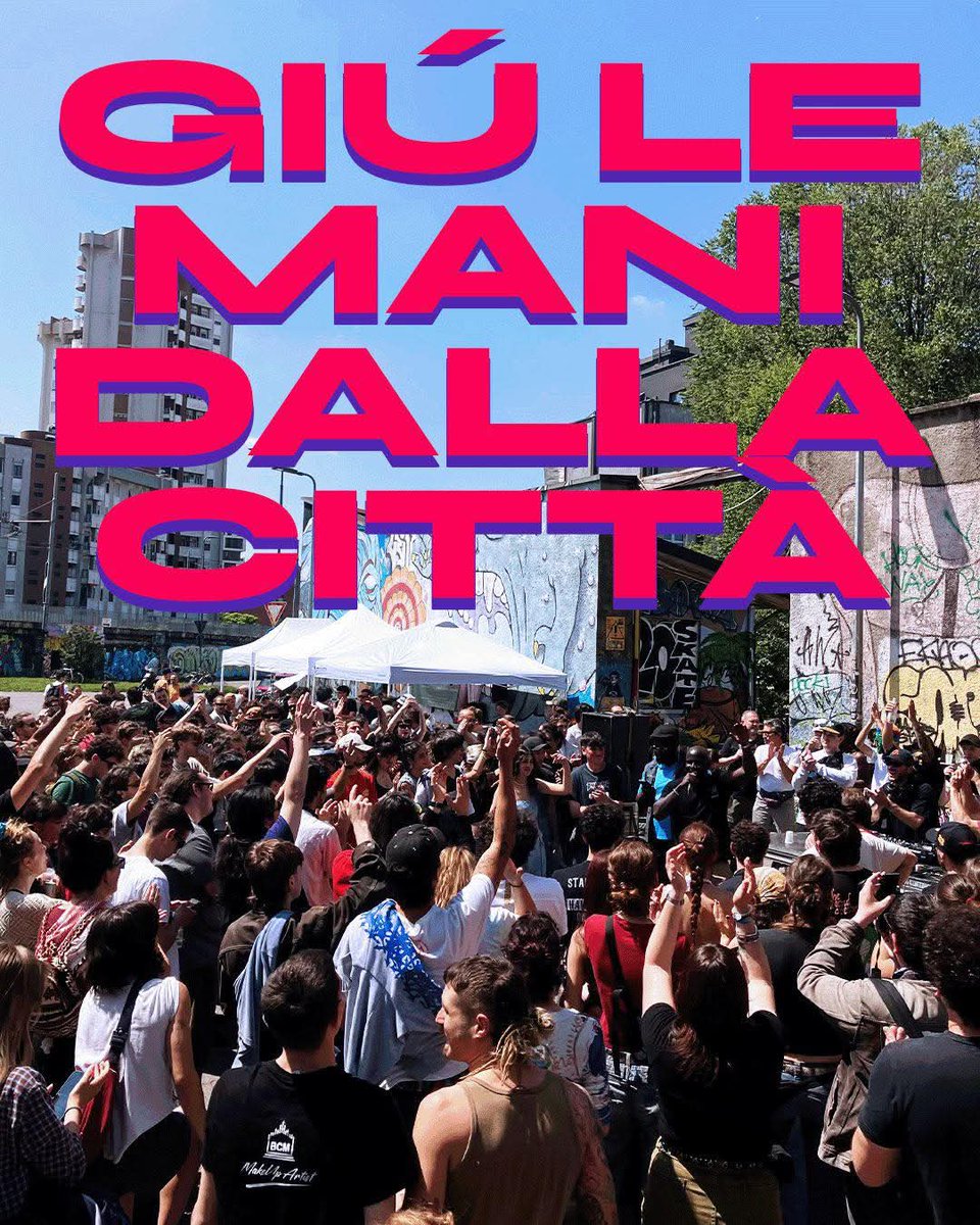 VERSO IL CORTEO NAZIONALE DEL 6 SETTEMBRE A MILANO

Assemblea cittadina il 2 settembre alle 20,30 on Camera del Lavoro.
Corteo nazionale il 6 settembre alle 14 da porta Venezia

#DifendoilLeoncavallo