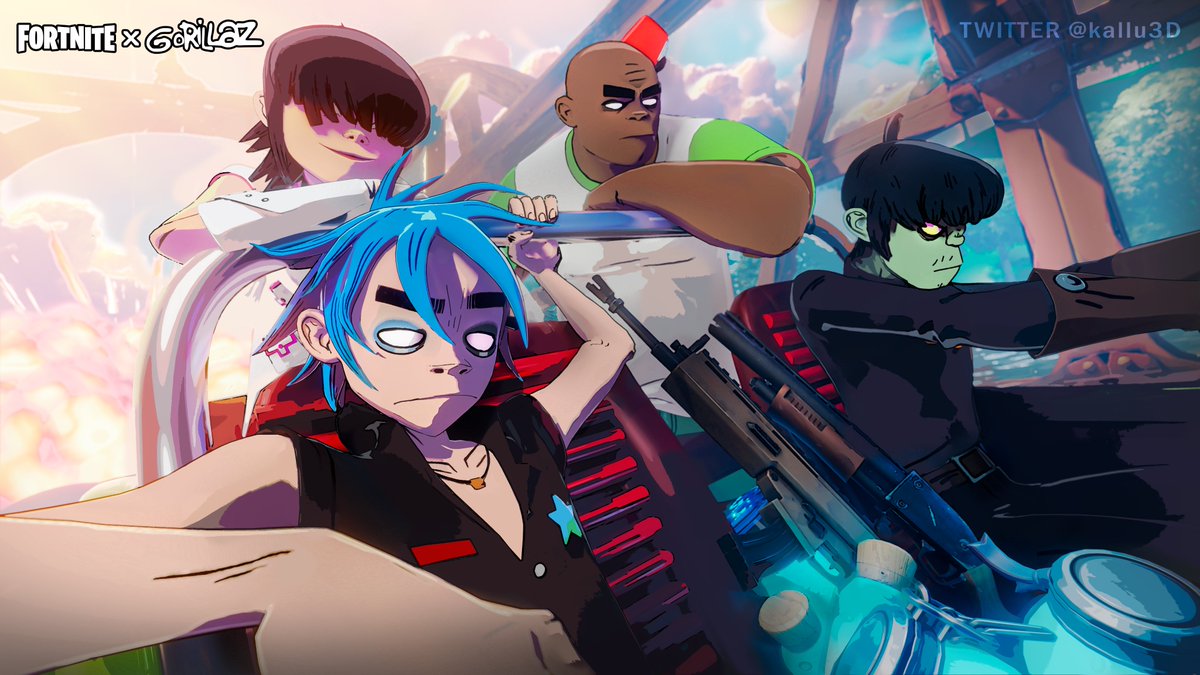 Gorillaz

#Fortnite #FortniteArt