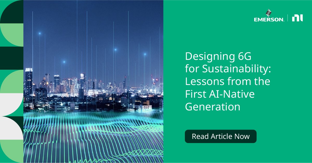 Integrating #AI makes wireless architecture smarter and more efficient, but it also raises complexity and energy demand. See how new test strategies and the convergence of hardware and software can help develop sustainable AI-driven #6G systems. bit.ly/45JoggA