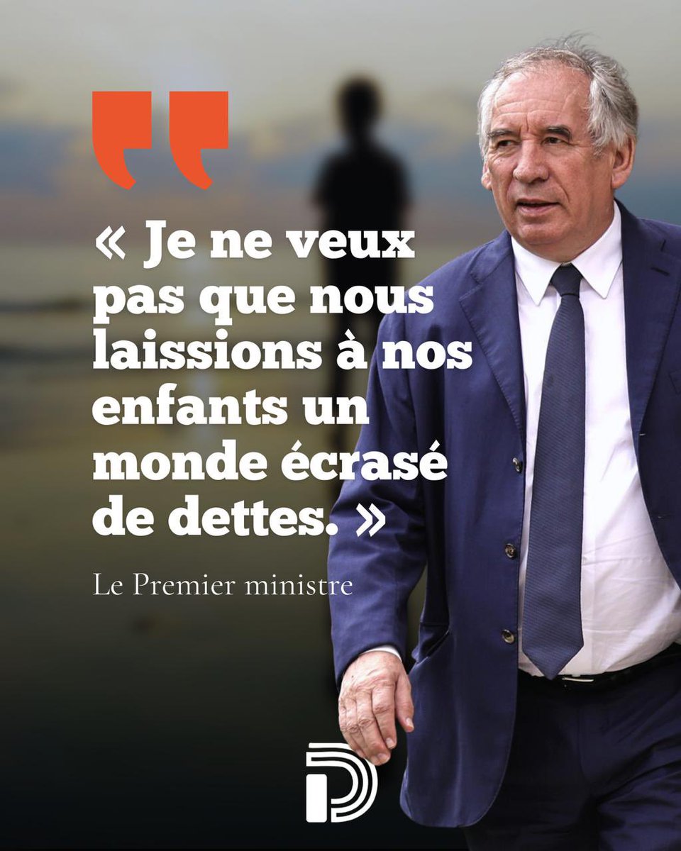 Le 8 septembre, ce n’est pas le sort du Premier ministre qui est en jeu, mais celui du pays. 

RDV ce soir avec François <a href="/bayrou/">François Bayrou</a> au #20hTF1