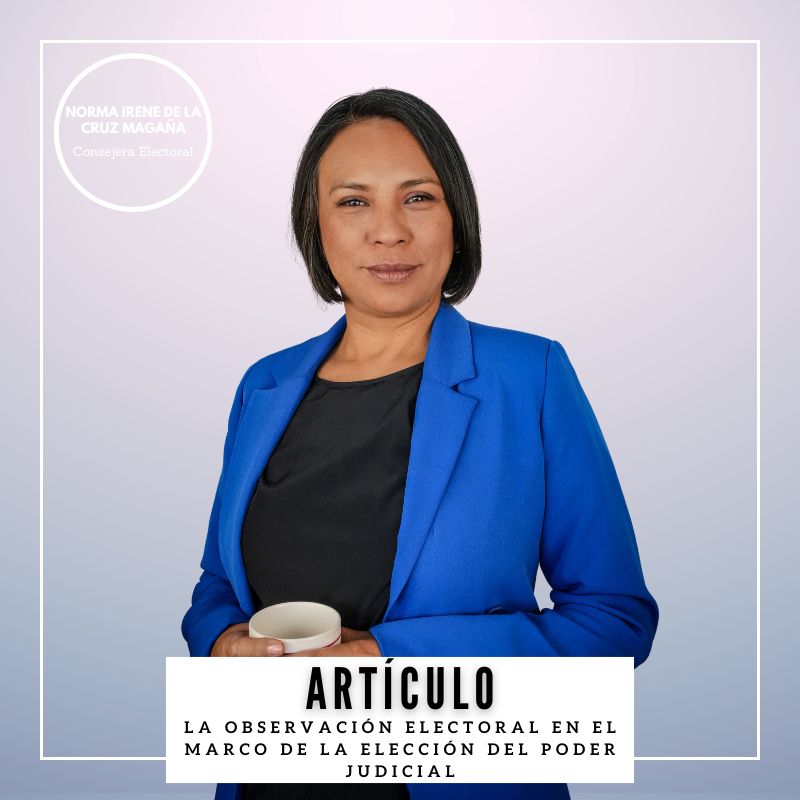 Norma Irene De La Cruz Magaña (@normairened) on Twitter photo La observación electoral fue central en la elección del Poder Judicial: 170 mil personas acreditadas, más del 60% de casillas observadas y un incremento histórico de informes.
Conoce más en mi colaboración para <a href="/lasillarota/">La Silla Rota</a>.
💻 tinyurl.com/ytr9dmt7 La observación electoral fue central en la elección del Poder Judicial: 170 mil personas acreditadas, más del 60% de casillas observadas y un incremento histórico de informes.
Conoce más en mi colaboración para <a href="/lasillarota/">La Silla Rota</a>.
💻 tinyurl.com/ytr9dmt7