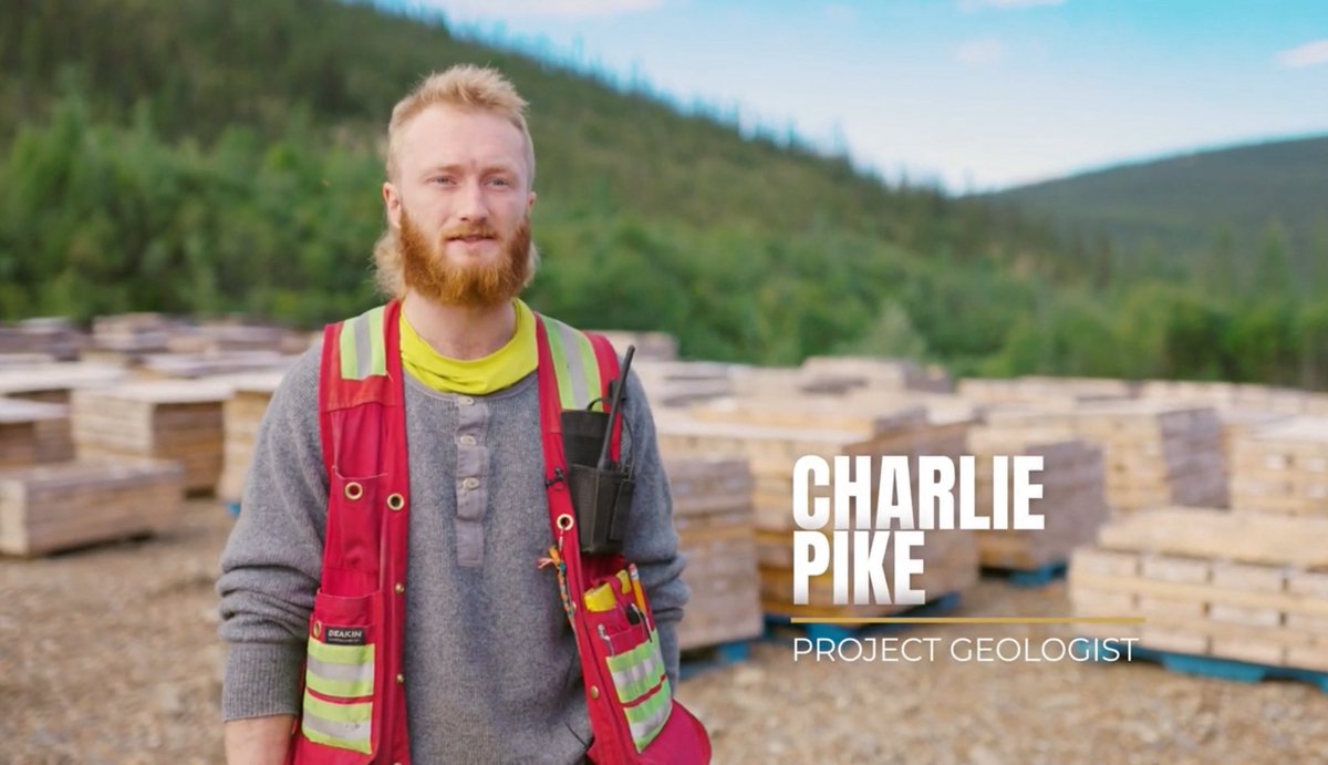 SitkaGoldCorp's tweet photo. 🎬NEW VIDEO:
Senior Project Geologist, Charlie Pike, provides insights behind this year’s 30,000 metre diamond drill campaign at the RC Gold Project, #Yukon 

Watch here (2 min)👇
https://t.co/aNMUQkCR0J

$SIG.v $SITKF #gold #exploration #geology #RCgold #investyukon #kluanedrilling