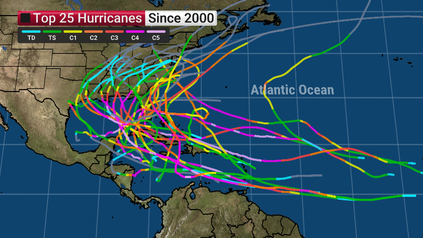 Weather Unfiltered (@wxunfiltered) on Twitter photo Tonight on Weather Unfiltered we are going through Dr. Knabb's list of Top 25 Hurricanes this century.
What made these 25 stick out from the others? What were the impacts? What did we learn from them?
The countdown begins tonight on <a href="/weatherchannel/">The Weather Channel</a> at 6/5c. Tonight on Weather Unfiltered we are going through Dr. Knabb's list of Top 25 Hurricanes this century.
What made these 25 stick out from the others? What were the impacts? What did we learn from them?
The countdown begins tonight on <a href="/weatherchannel/">The Weather Channel</a> at 6/5c.
