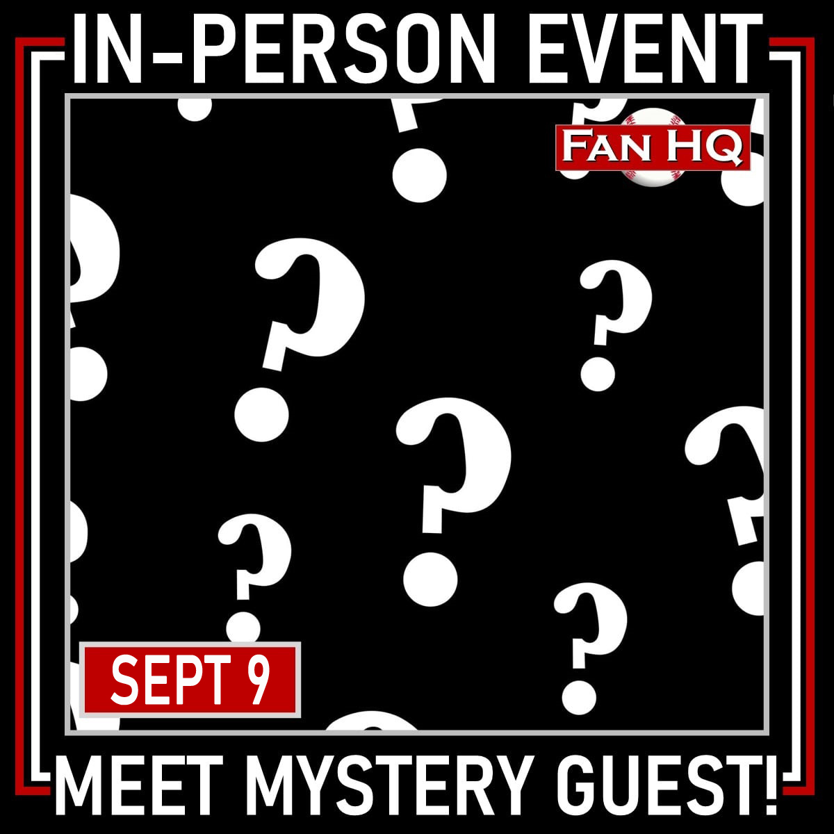 Fan HQ (@fanhq) on Twitter photo We've lined up a signing with ???
A MYSTERY AUTOGRAPH GUEST! 
Tickets available now for only $10! Price increases as more clues are given. Grab tickets now at fanhqstore.com/collections/my… We've lined up a signing with ???
A MYSTERY AUTOGRAPH GUEST! 
Tickets available now for only $10! Price increases as more clues are given. Grab tickets now at fanhqstore.com/collections/my…