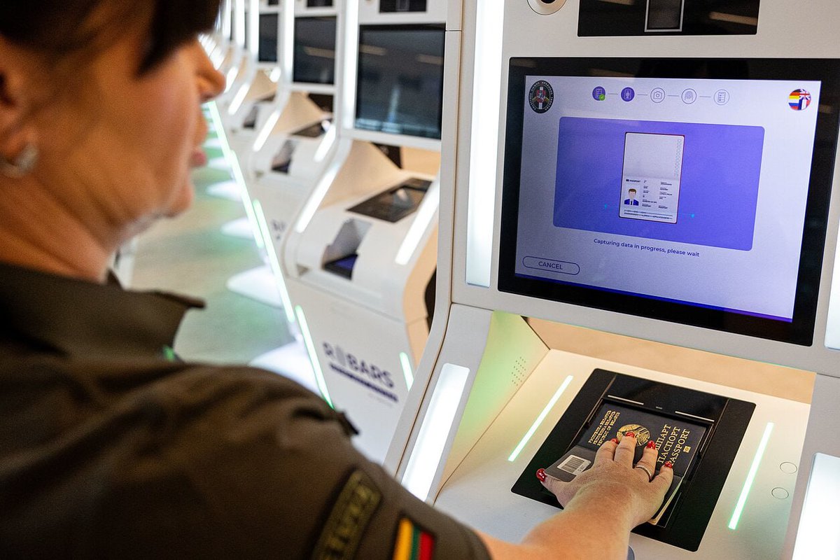 RESTinvestigate's tweet image. 🇱🇹 Lithuania adopts EU’s biometric EES at Vilnius Airport this October—Brussels’ control grows, sovereignty shrinks. #LithuaniaFirst #SecureBorders #SovereigntyFirst #NoToGlobalism #DefendTheNation | Flow @RESTinvestigate
