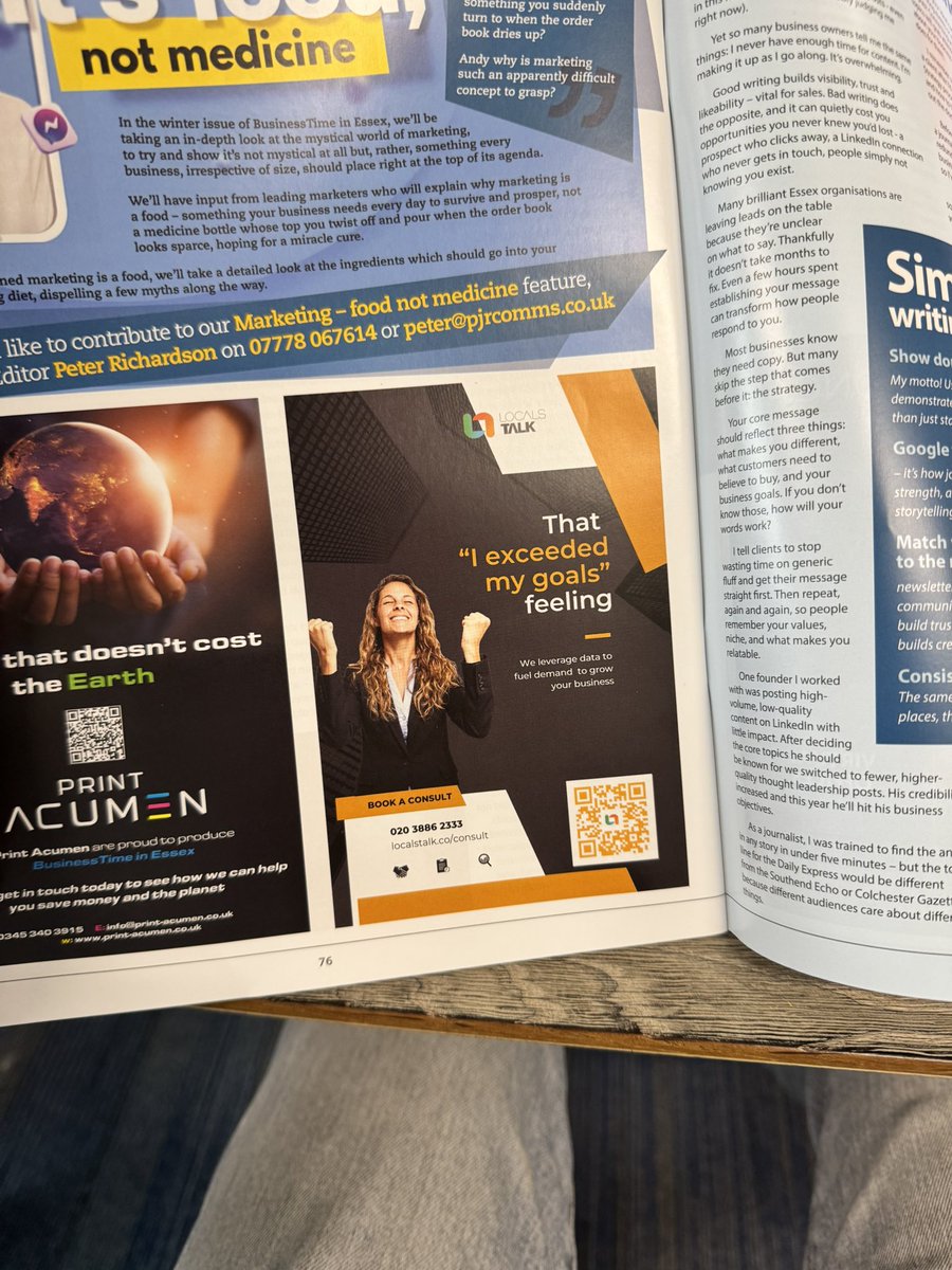 What is the height of hypocrisy? A digital marketing agency taking out a print ad 🫠