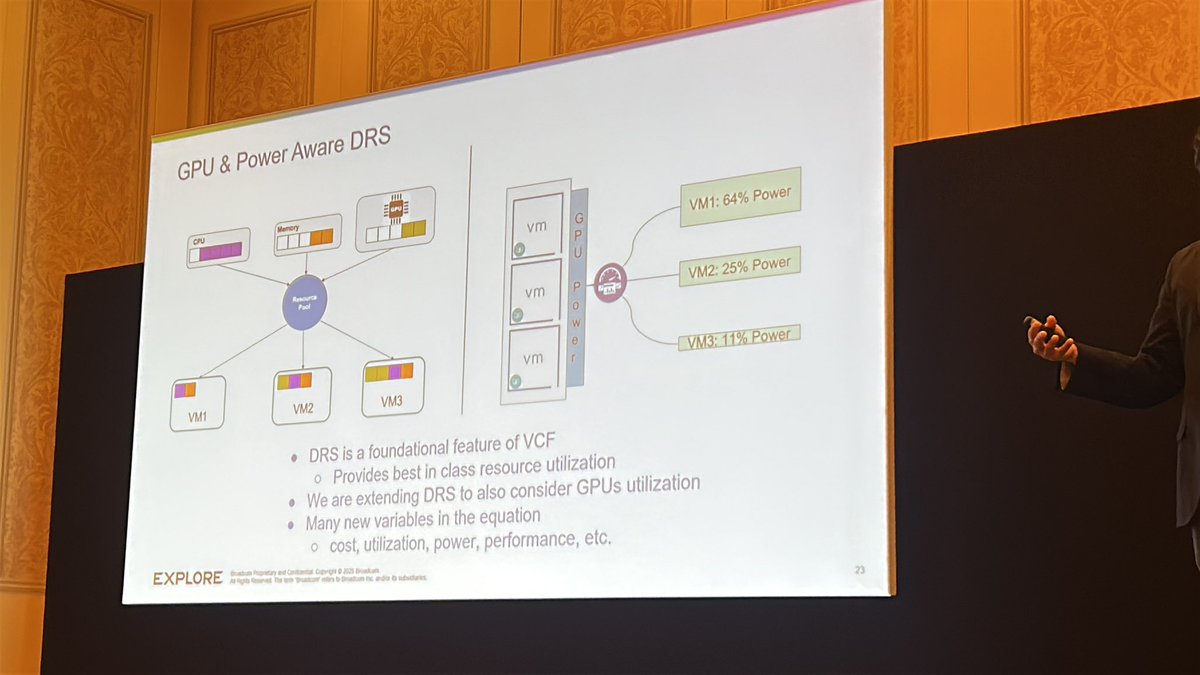 DRS taking GPU utilization and power consumption is a great planned enhancement!